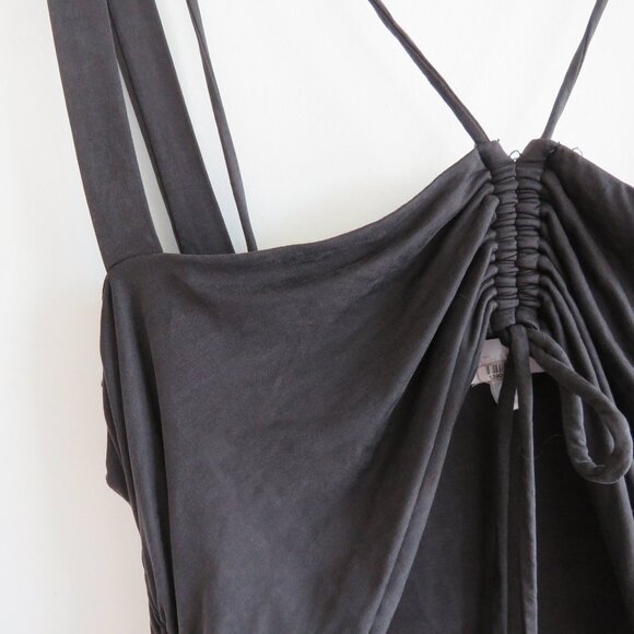 JONATHAN SIMKHAI Lucy Slinky Jersey Cutout Ruched Dress Evening Party - Size XL - Picture 6 of 15